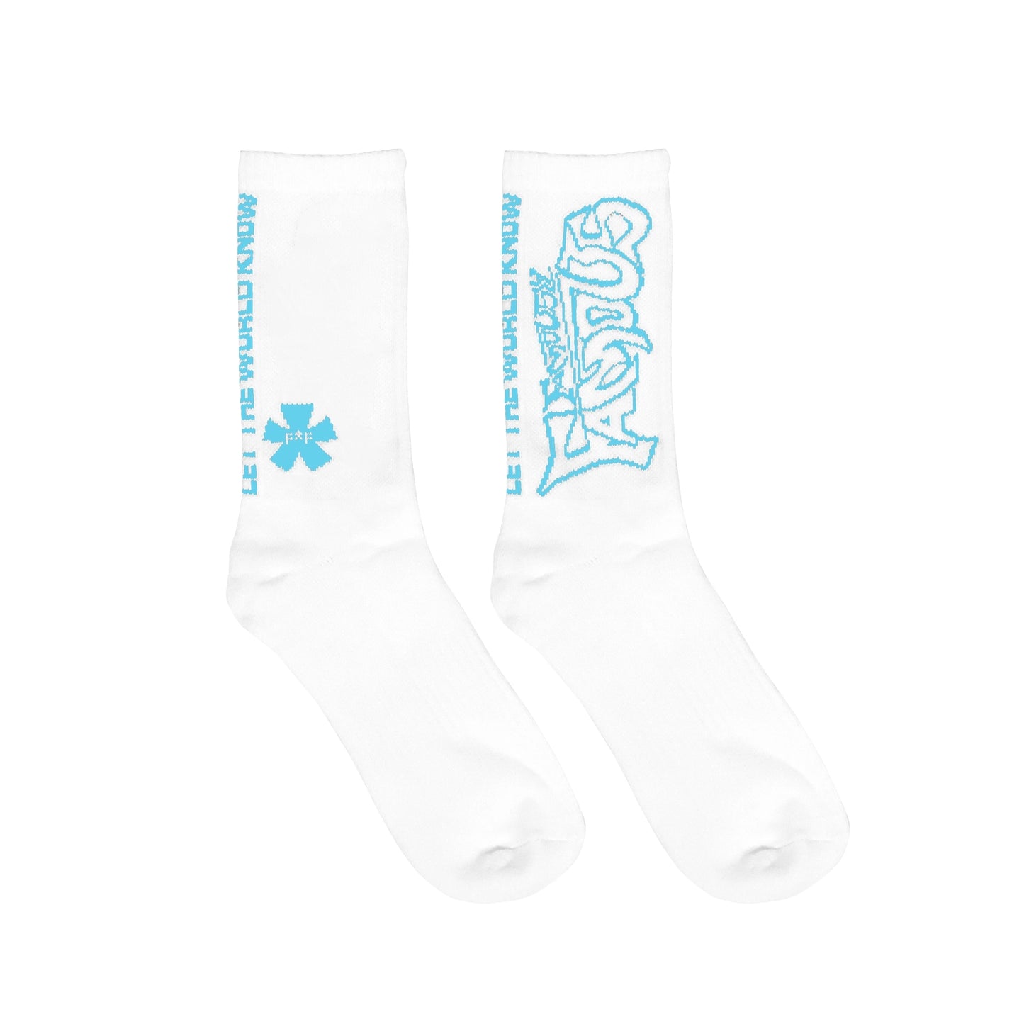 LTWK Socks (White & Blue)