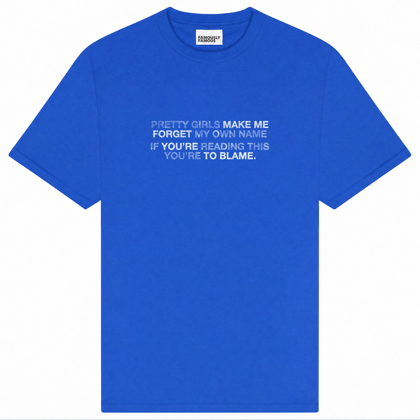 Blame Tee (Blue)