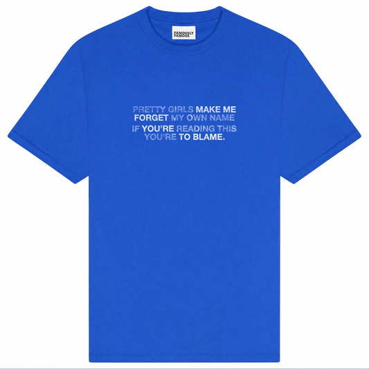 Blame Tee (Blue)
