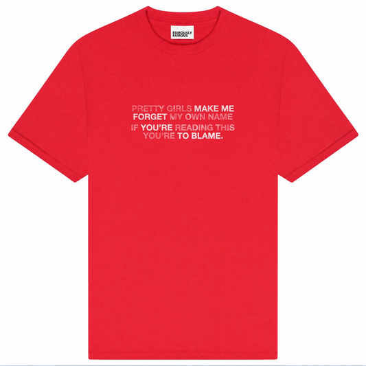 Blame Tee (Red)