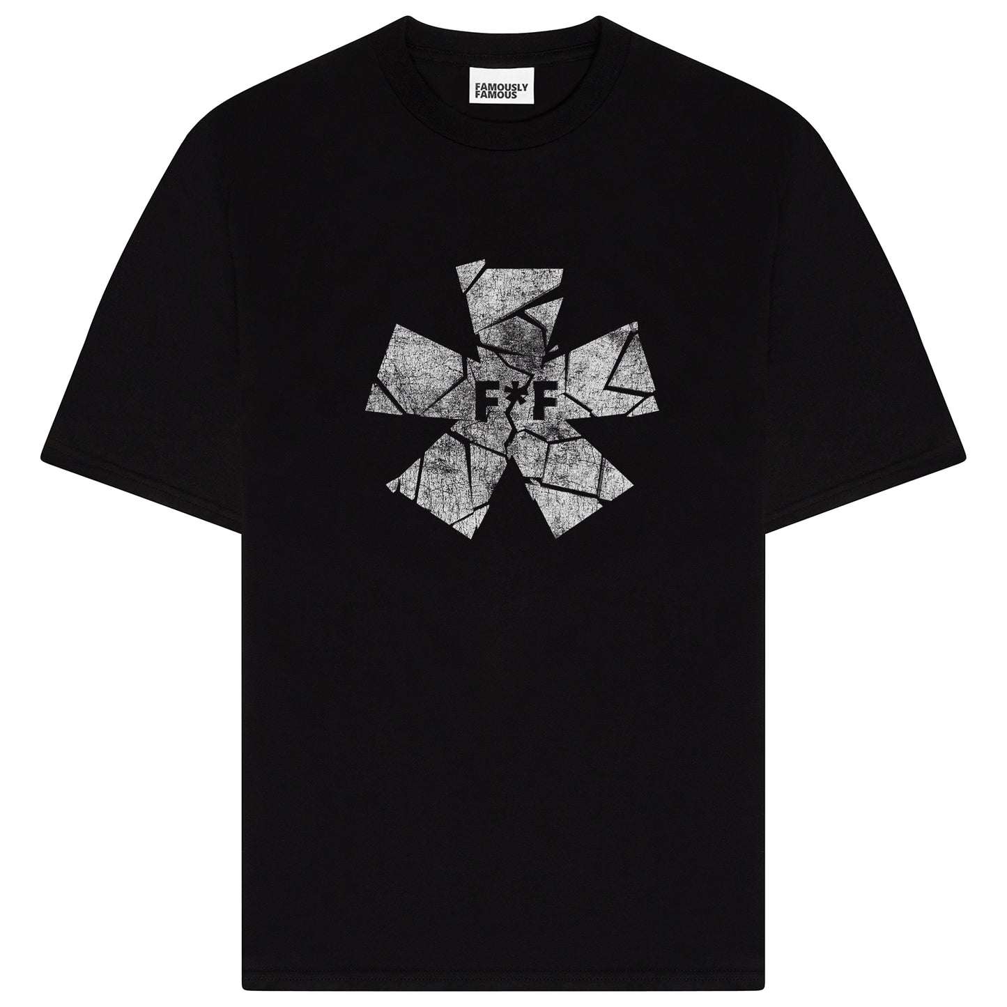 Cracked Asterisk Tee (Black)