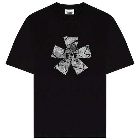 Cracked Asterisk Tee (Black)