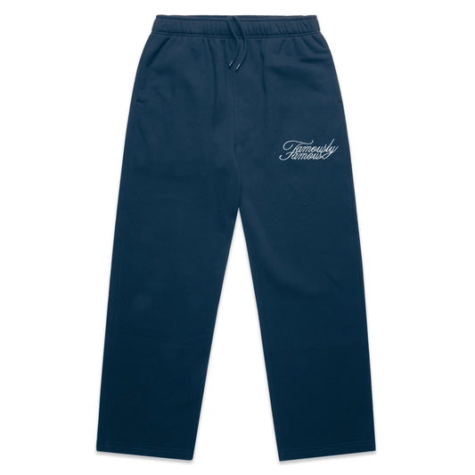 Script Scuba Sweatpants (Navy)
